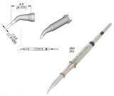 Soldering tip C115110, curved cone, ф0.5mm