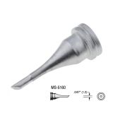 Soldering tip MS-5160, sloped cone, ф1.2mm