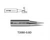 Soldering tip T2080-0.8D, screwdriver, ф0.8mm 
