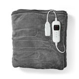 Електрическо одеяло, 120W, 180x200см, 9 настройки на затопляне, перящо