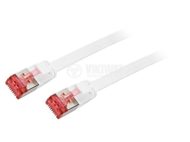 LAN кабел, U/FTP, cat. 6, CCS, бял, 5m, 32AWG