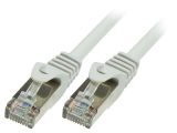 LAN кабел, SF/UTP, cat. 5e, CCA, сив, 0.25m, 26AWG