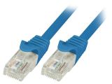 LAN кабел, U/UTP, cat. 6, CCA, син, 0.25m, 24AWG 123751