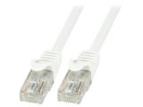 LAN кабел, U/UTP, cat. 6, CCA, бял, 1.5m, 24AWG 123769