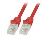 LAN кабел, U/UTP, cat. 6, CCA, червен, 1.5m, 24AWG 123770