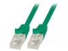 LAN кабел, U/UTP, cat. 6, CCA, зелен, 1.5m, 24AWG