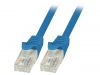 LAN кабел, U/UTP, cat. 6, CCA, син, 1.5m, 24AWG
