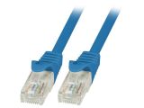 LAN кабел, U/UTP, cat. 6, CCA, син, 1.5m, 24AWG 123772