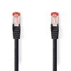 LAN cable, S/FTP, cat. 6, Cu, black, 1m, 28AWG, CCGL85221BK10, Nedis
 - 1