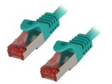 LAN кабел, S/FTP, cat. 6, Cu, зелен, 1.5m, 27AWG