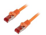 LAN кабел, S/FTP, cat. 6, Cu, оранжев, 1.5m, 27AWG