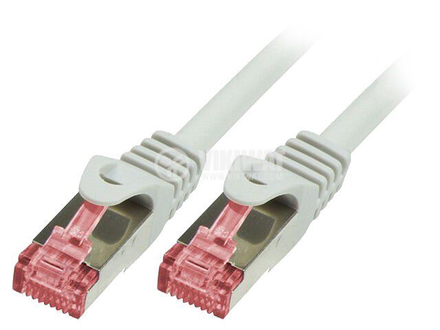 LAN кабел, S/FTP, cat. 6, Cu, сив, 5m, 27AWG