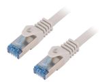 LAN кабел, S/FTP, cat. 6a, Cu, сив, 1.5m, 27AWG