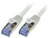 LAN кабел, S/FTP, cat. 6a, Cu, сив, 2m, 26AWG