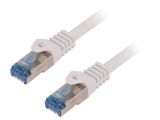 LAN кабел, S/FTP, cat. 6a, Cu, сив, 250mm, 26AWG