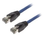 LAN кабел, S/FTP, Cat 8.1, Cu, син, 2m, 26AWG