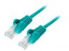 LAN кабел, U/UTP, cat. 5e, Cu, зелен, 0.5m