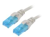 LAN кабел, U/UTP, cat. 5e, CCA, сив, 0.25m, 26AWG 123960
