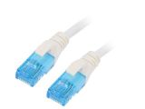 LAN кабел, U/UTP, cat. 5e, CCA, бял, 0.25m, 26AWG 123964
