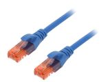 LAN кабел, U/UTP, cat. 6, Cu, син, 3m, 26AWG
