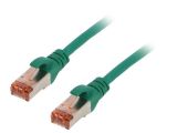 LAN кабел, S/FTP, cat. 6, Cu, зелен, 2m, 27AWG 124067