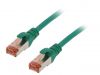 LAN кабел, S/FTP, cat. 6, Cu, зелен, 3m, 27AWG