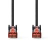 LAN кабел, категория 6, Cu, RJ45 към RJ45, 0.5m, черен, CCGL85221BK05, NEDIS
 - 1