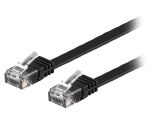 LAN кабел, U/UTP, cat. 6, Cu, черен, 0.5m, 32AWG 124088