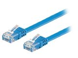 LAN кабел, U/UTP, cat. 6, Cu, син, 0.5m, 32AWG