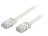 LAN кабел, U/UTP, cat. 6, Cu, бял, 0.5m, 32AWG