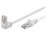 LAN кабел, F/UTP, cat. 5e, CCA, бял, 0.25m, 26AWG 124129