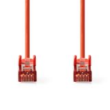 LAN кабел, категория 6, Cu, RJ45 към RJ45, 1m, сив, CCGL85221RD10, NEDIS