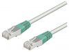 LAN кабел, F/UTP, cat. 5e, CCA, сив, 1m, 26AWG
