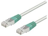 LAN кабел, F/UTP, cat. 5e, CCA, сив, 1m, 26AWG 124190