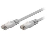 LAN кабел, F/UTP, cat. 5e, CCA, сив, 0.5m, 26AWG