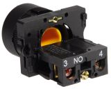 Бутон LAY5-ЕА51 400VAC/10A SPST - NО жълт - 3 - Викиват Бутон LAY5-ЕА51 400VAC/10A SPST - NО жълт - 3