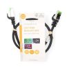 LAN кабел, категория 7, Cu, RJ45 към RJ45, 0.5m, черен, CCGL85420BK05, NEDIS - 2
