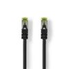 LAN кабел, категория 7, Cu, RJ45 към RJ45, 0.5m, черен, CCGL85420BK05, NEDIS - 3