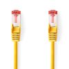Patch cord, S/FTP, cat. 6, Cu, Yellow, 0.25m, 28AWG, CCGL85221YE025, Nedis
 - 1