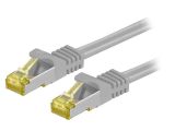 LAN кабел, S/FTP, cat. 6a, Cu, сив, 0.25m, 26AWG 124331