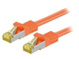 LAN кабел, S/FTP, cat. 6a, Cu, оранжев, 3m, 26AWG 124351