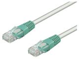 LAN кабел, U/UTP, cat. 5e, CCA, сив, 0.25m, 28AWG