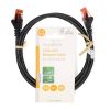 LAN cable, Cat6, RJ45 to RJ45, 2m, CCGL85200BK10, NEDIS - 2