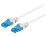 LAN кабел, U/UTP, cat. 6a, Cu, бял, 0.25m, 26AWG