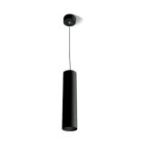 LED pendant spotlight fixture, surface mount, 35W, GU10, black, IP20, BH04-00401