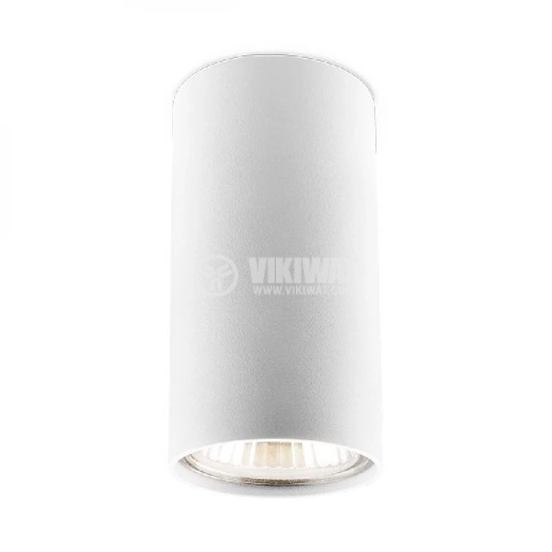 LED spotlight fixture, surface mount, 35W, GU10, white, IP20, BH04-00500 - 1