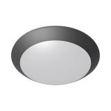 LED ceiling light, BG37-30712, 23W, 230VAC, microwave motion sensor, IP65, Ø265x90mm, BG37-30712