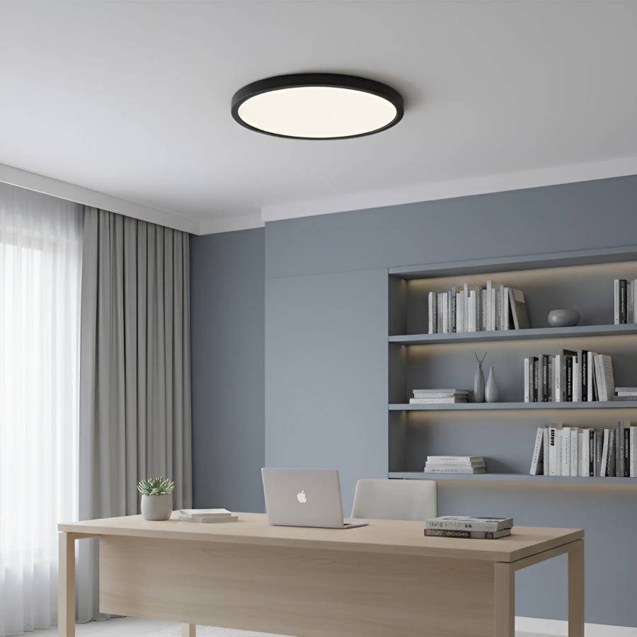LED плафон JADE, 35W, 230VAC, 3200lm, 5в1 цвята, IP20, ф400x30mm, BP07-20481, кръг