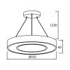 LED pendant lamp JADE, 45W, 230VAC, 4050lm, warm, neutral and cold white, IP20, ф600x1260mm, BH16-06280 - 3
