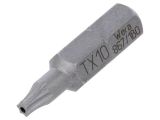 Screwdriver bit Torx with protection T10H, 25mm 125132